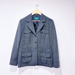 LA REDOUTE Grey wool coat